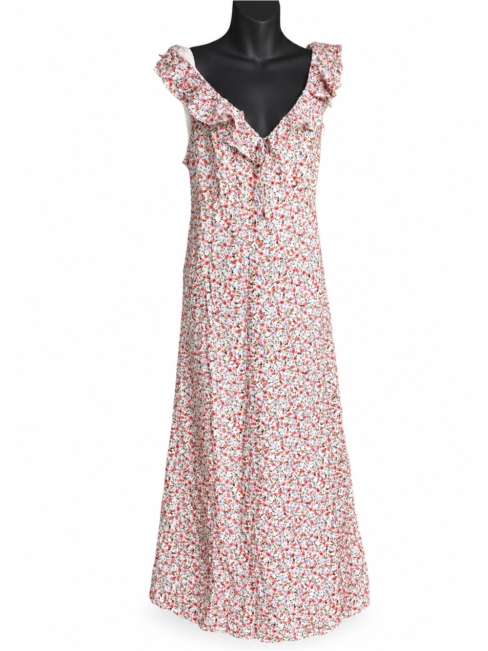 Universal Thread Women's Sleeveless Ruffle Maxi Sundress xl